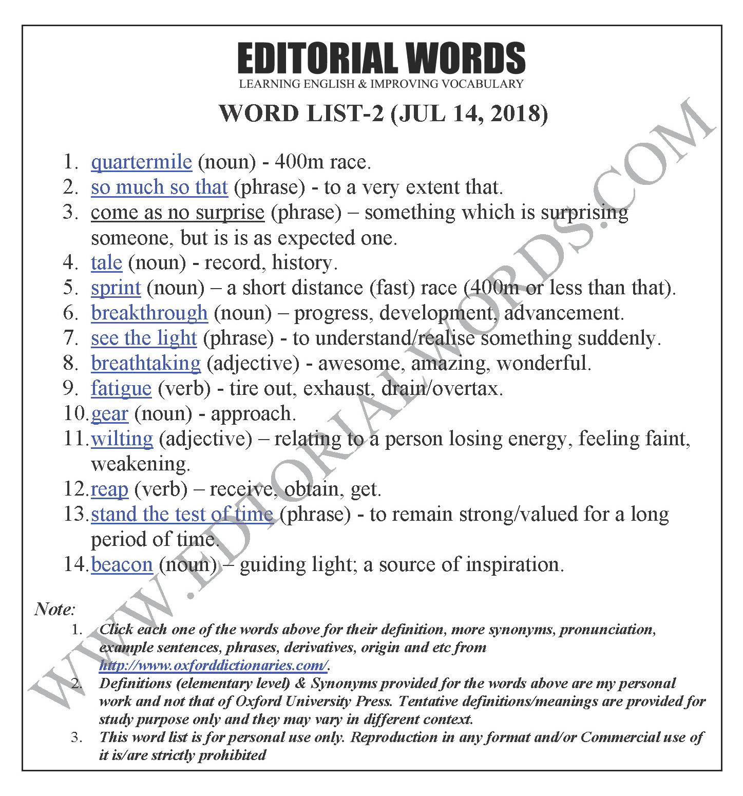 The Hindu Editorial (Quartermile stone) - Jul 14, 2018