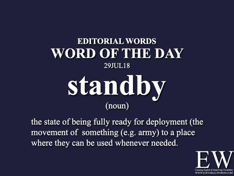  Word of the Day-29JUL18 - Editorial Words