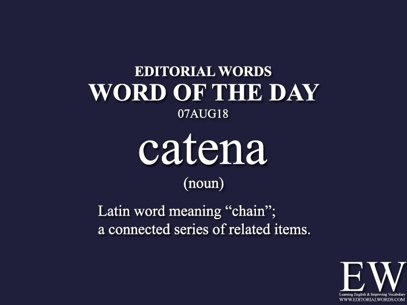 Word of the Day-07AUG18 - Editorial Words