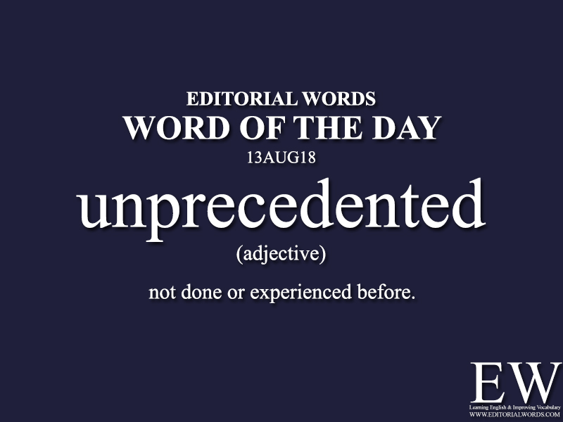 Word of the Day-13AUG18 - Editorial Words
