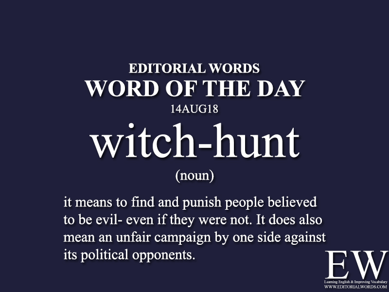 Word of the Day-14AUG18 - Editorial Words