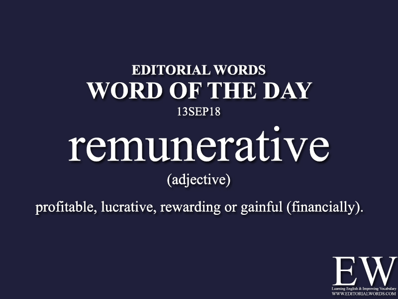 Word of the Day-13SEP18 - Editorial Words