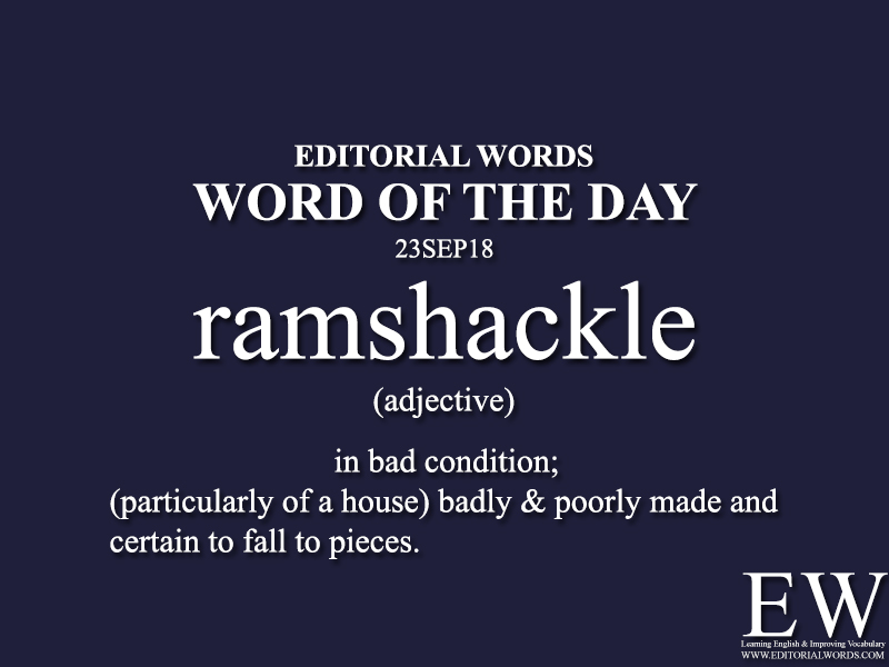 Word of the Day-23SEP18 - Editorial Words