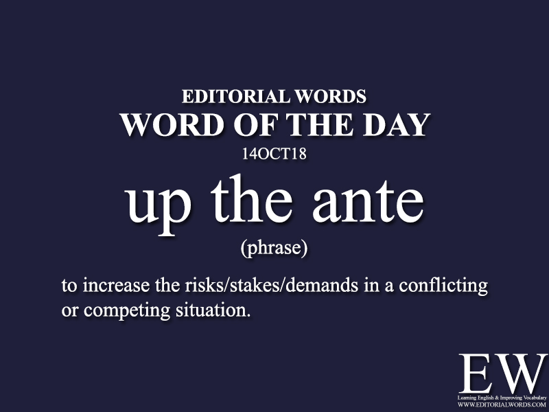 Word of the Day-14OCT18 - Editorial Words