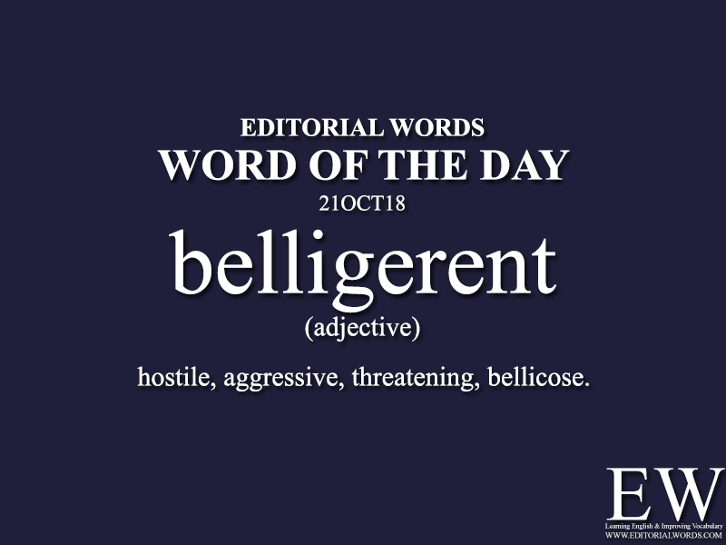 Word of the Day-21OCT18 - Editorial Words