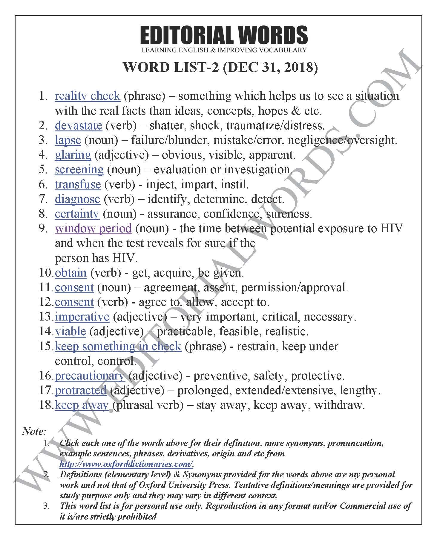 The Hindu Editorial (HIV reality check) - Dec 31, 2018