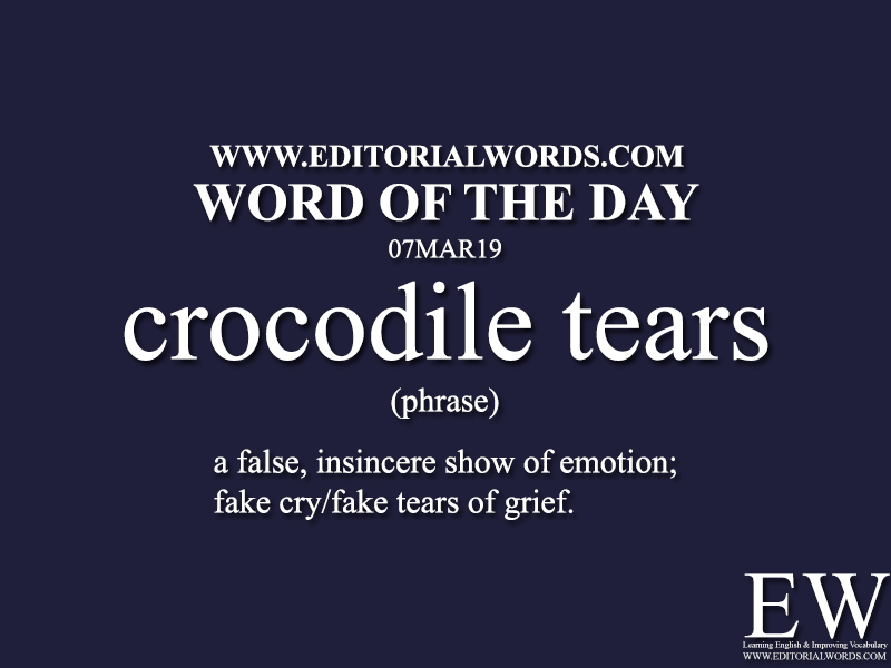 Word of the Day-07MAR19-Editorial Words