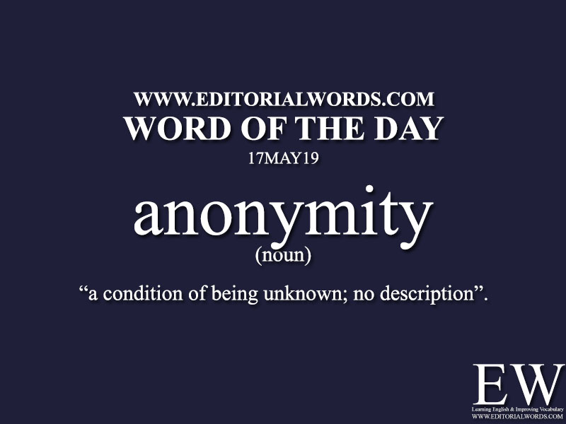 Word of the Day-17MAY19-Editorial Words