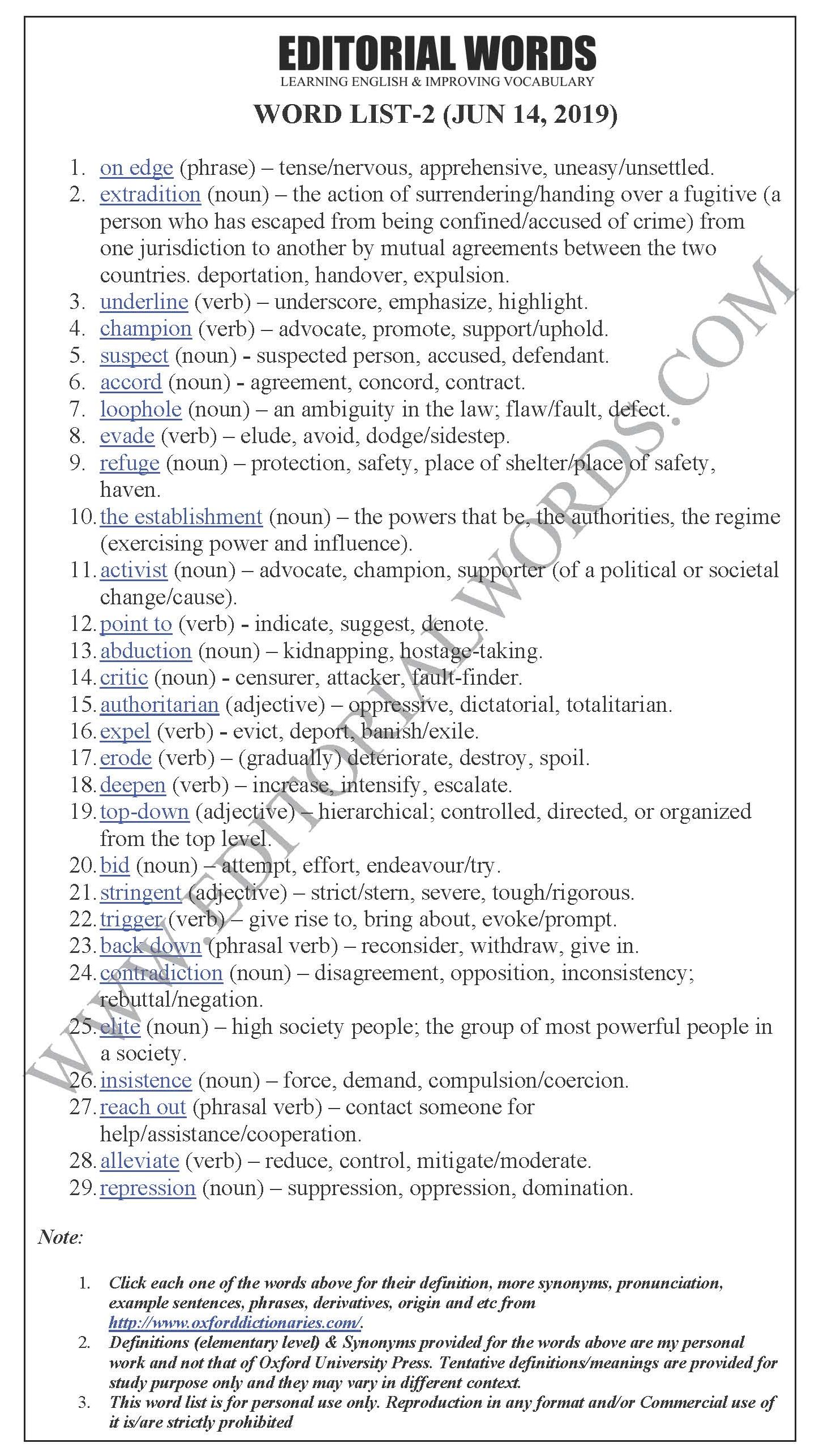 The Hindu Editorial (City on edge) - Jun 14, 2019