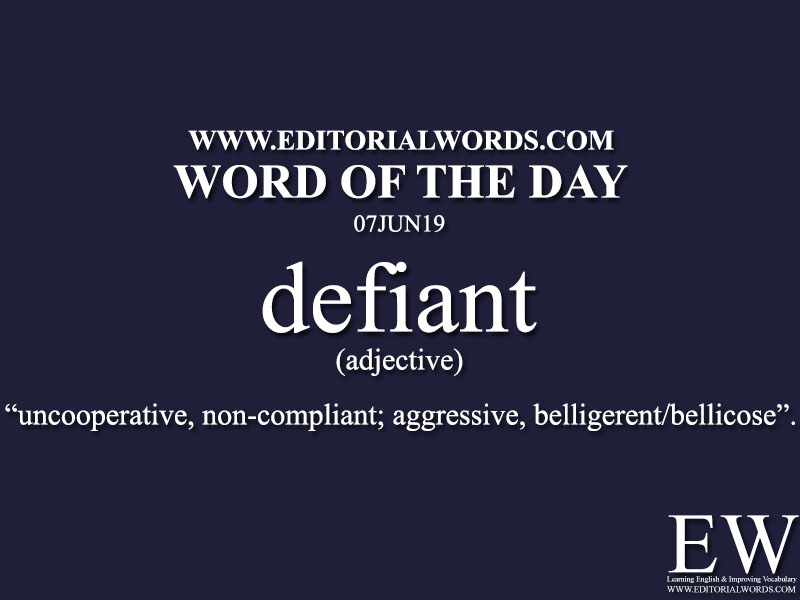 Word of the Day-07JUN19-Editorial Words