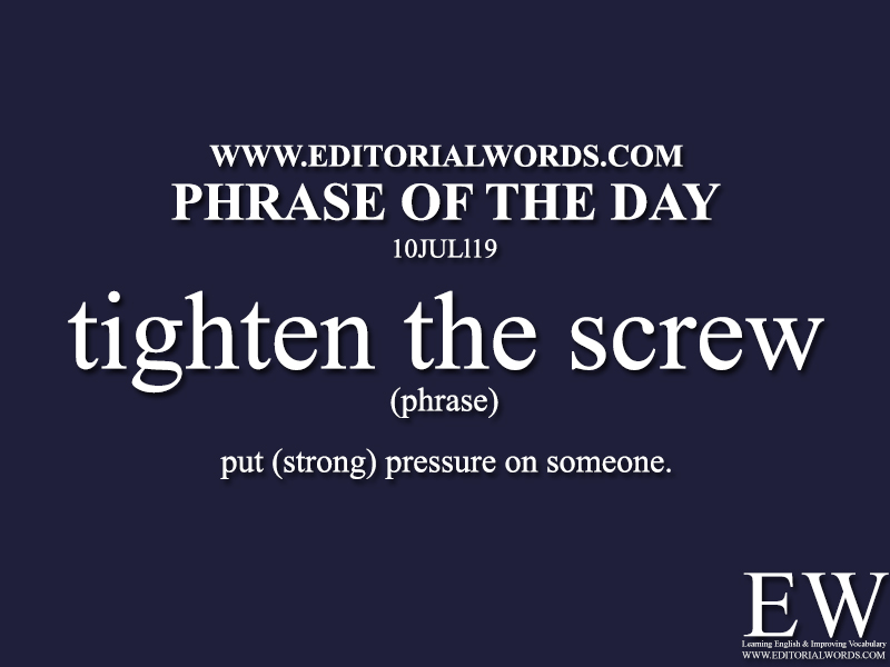 Phrase of the Day-10JUL19-Editorial Words