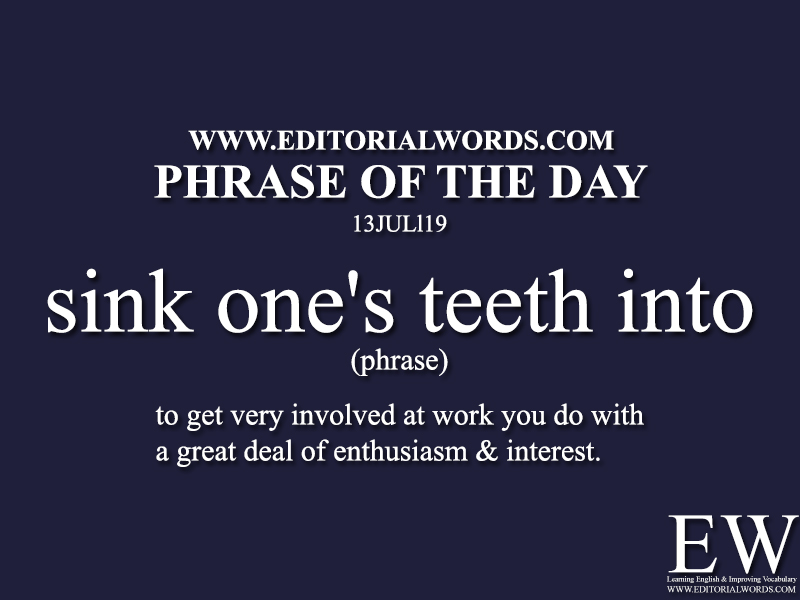 Phrase of the Day-13JUL19-Editorial Words