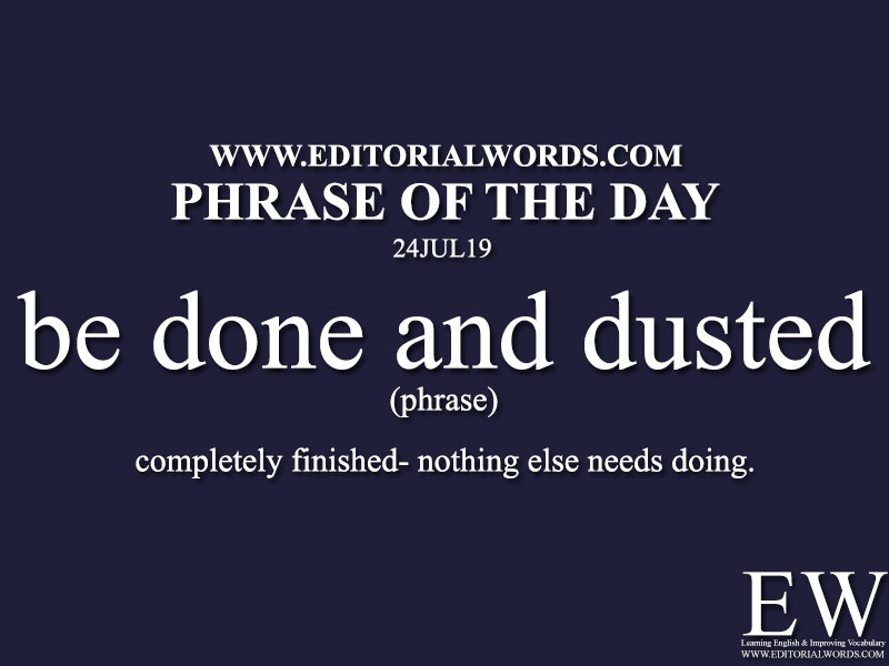 Phrase of the Day-24JUL19-Editorial Words
