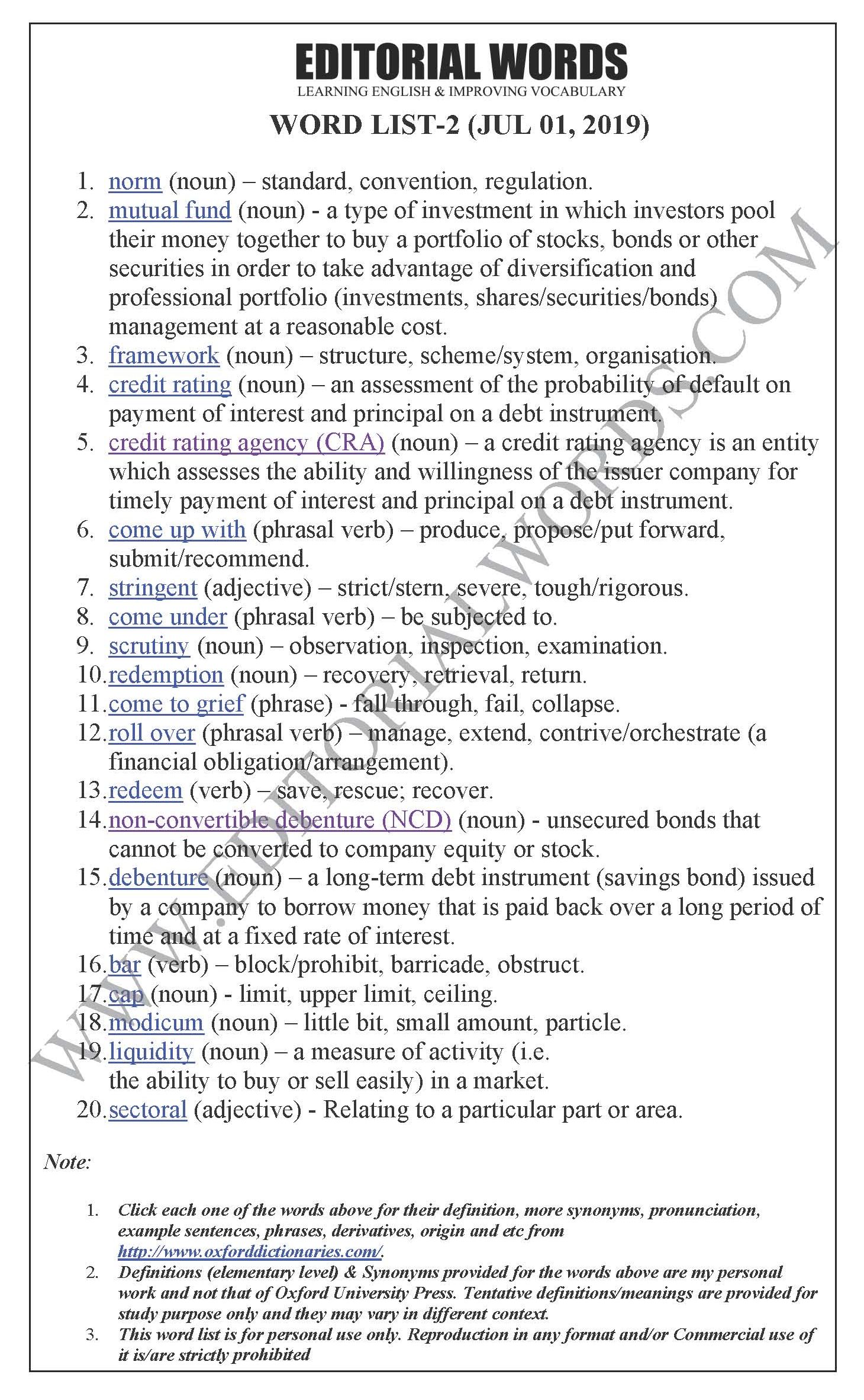 The Hindu Editorial (New framework) - Jul 01, 2019