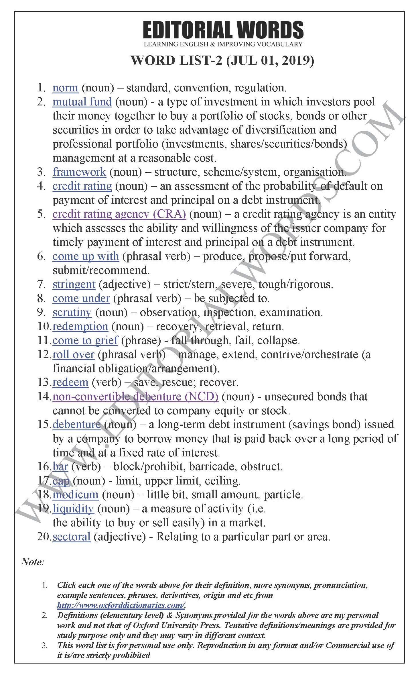 The Hindu Editorial (New framework) - Jul 01, 2019