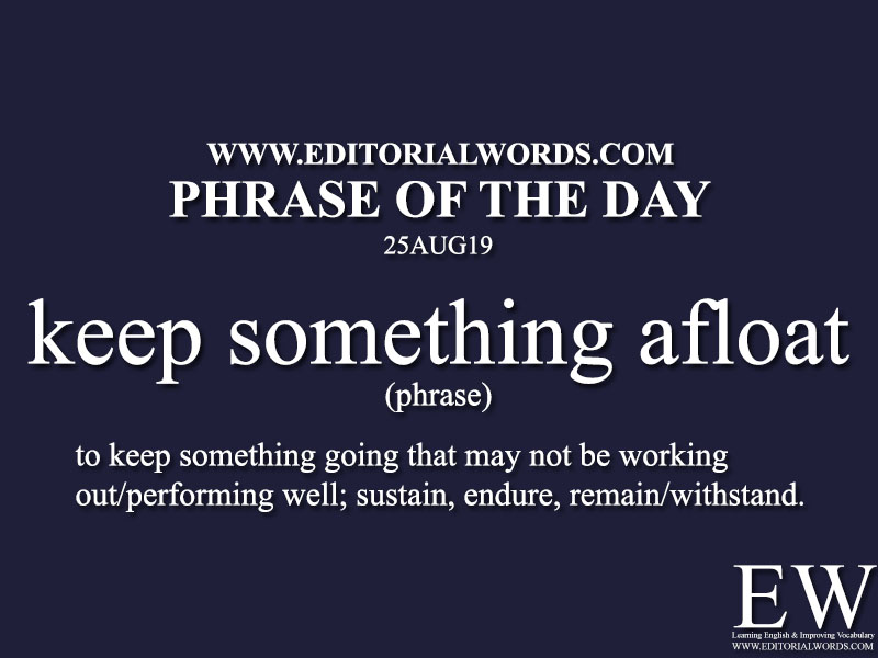 Phrase of the Day-25AUG19-Editorial Words