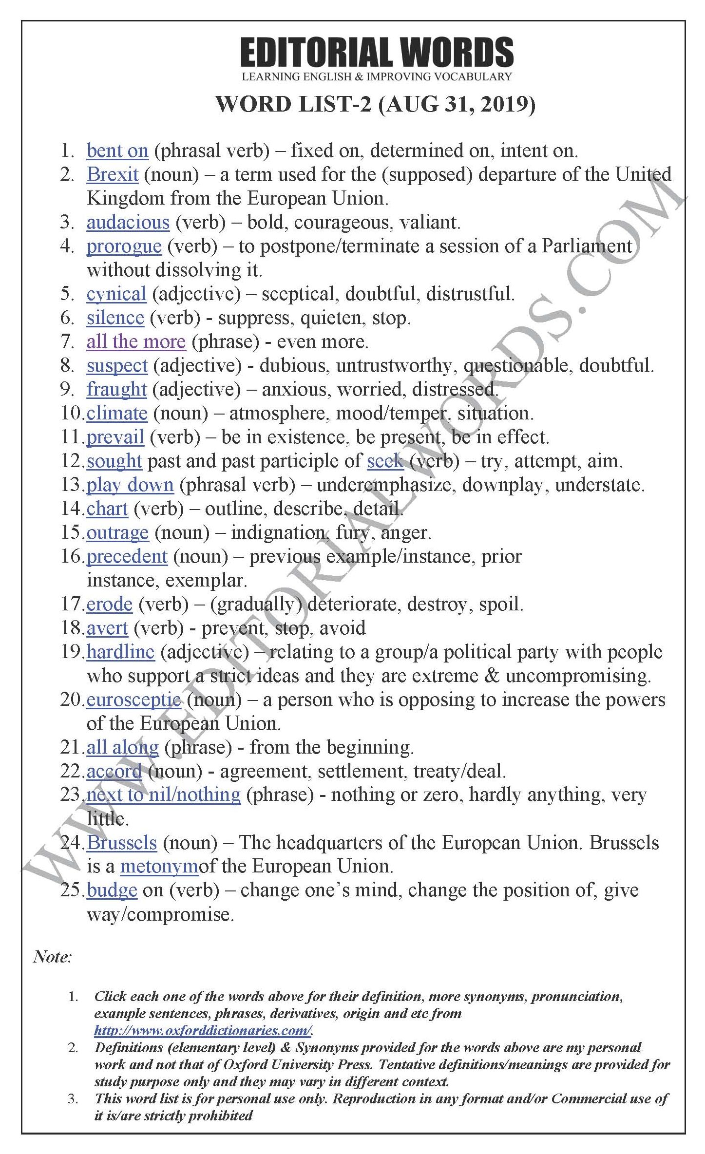 The Hindu Editorial (With or without) - Aug 31, 2019