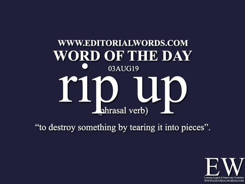 Word of the Day-03AUG19-Editorial Words