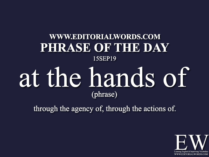 Phrase of the Day-15SEP19-Editorial Words