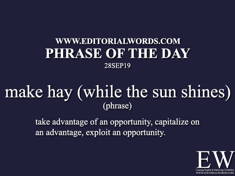 Phrase of the Day-28SEP19-Editorial Words