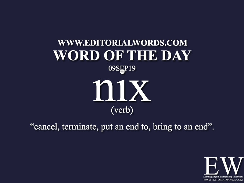 Word of the Day-09SEP19-Editorial Words