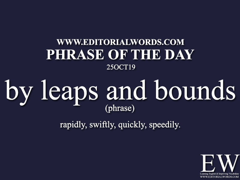 Phrase of the Day-25OCT19-Editorial Words