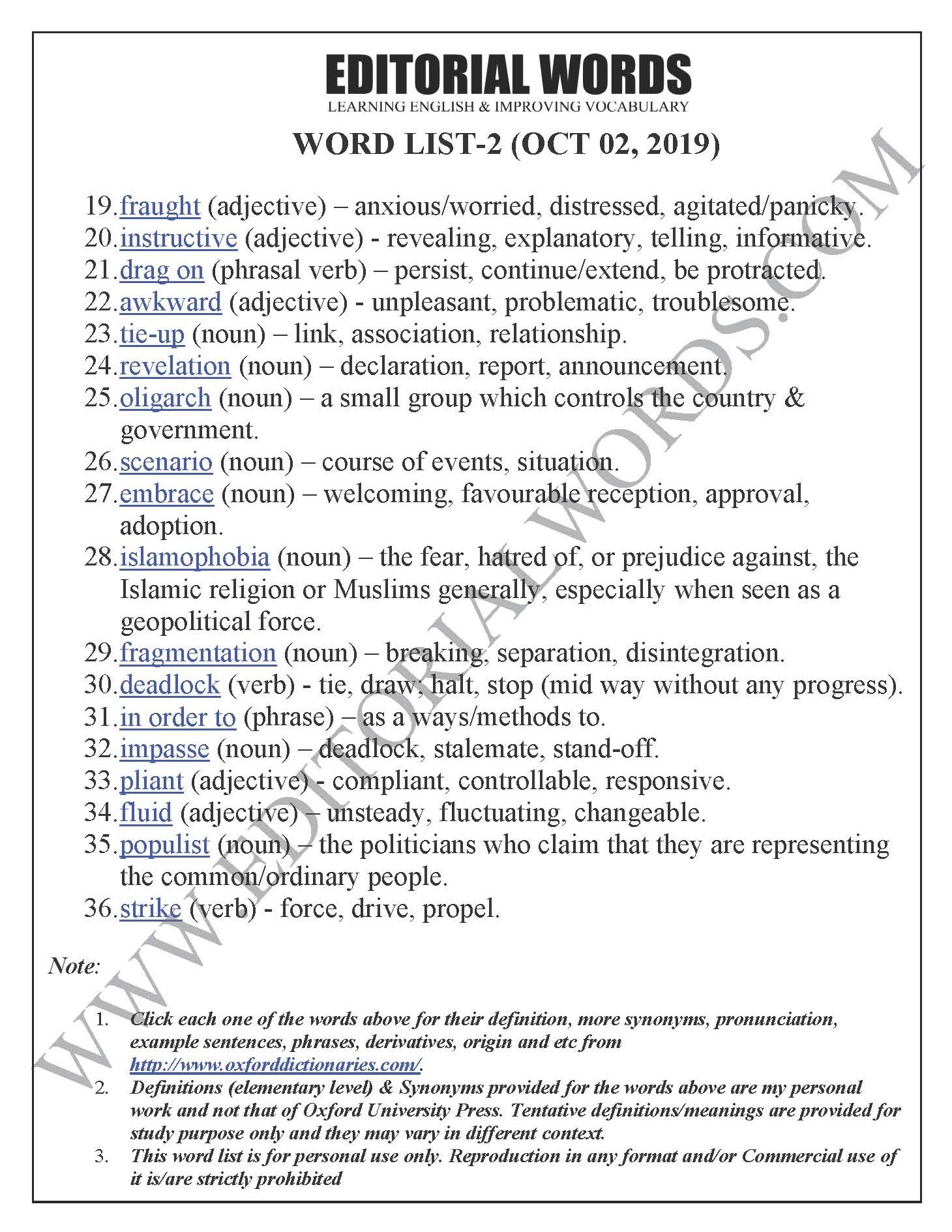 The Hindu Editorial (Difficult compromise) - Oct 02, 2019