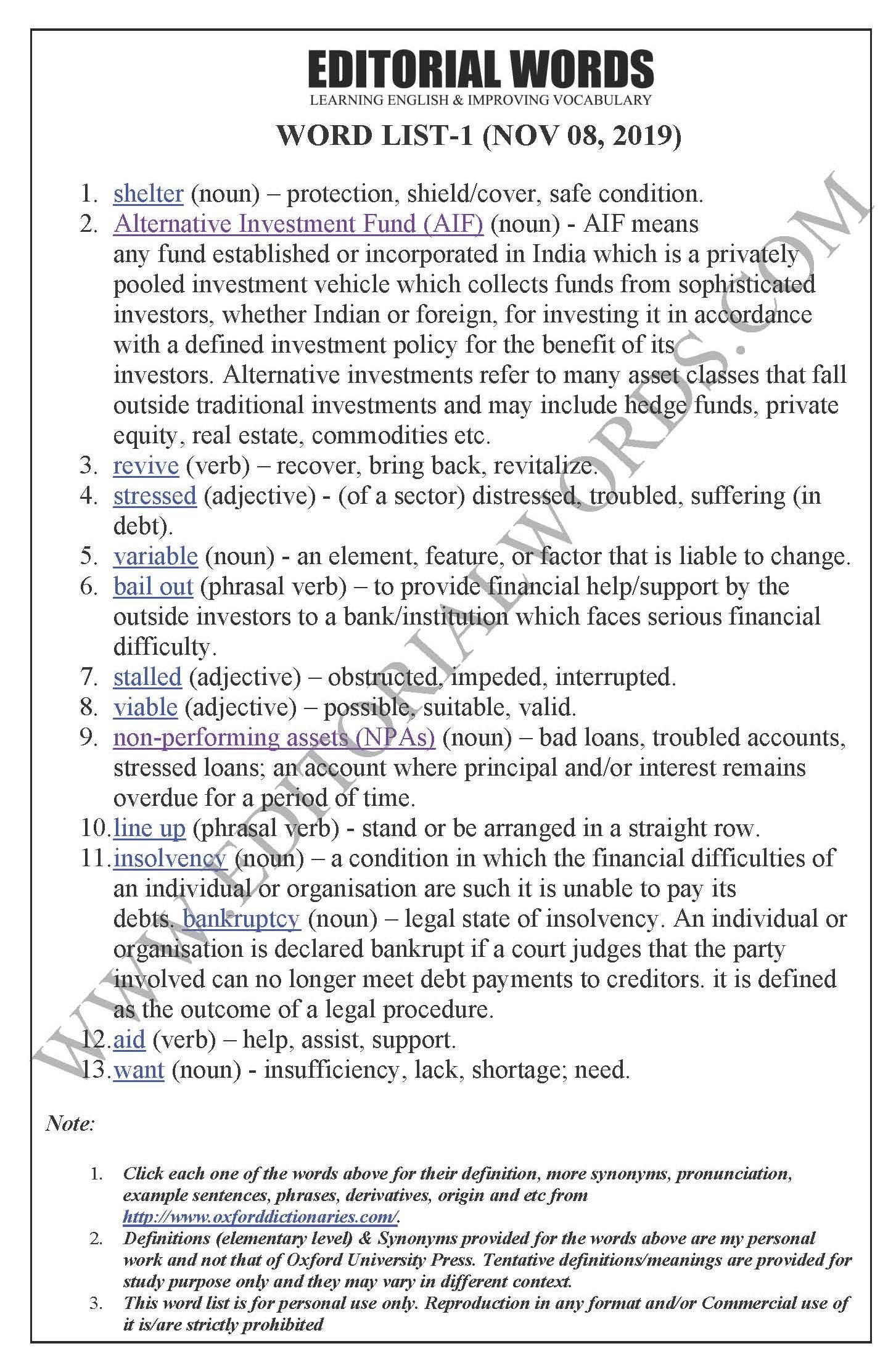 The Hindu Editorial (Real estate shelter) - Nov 08, 2019