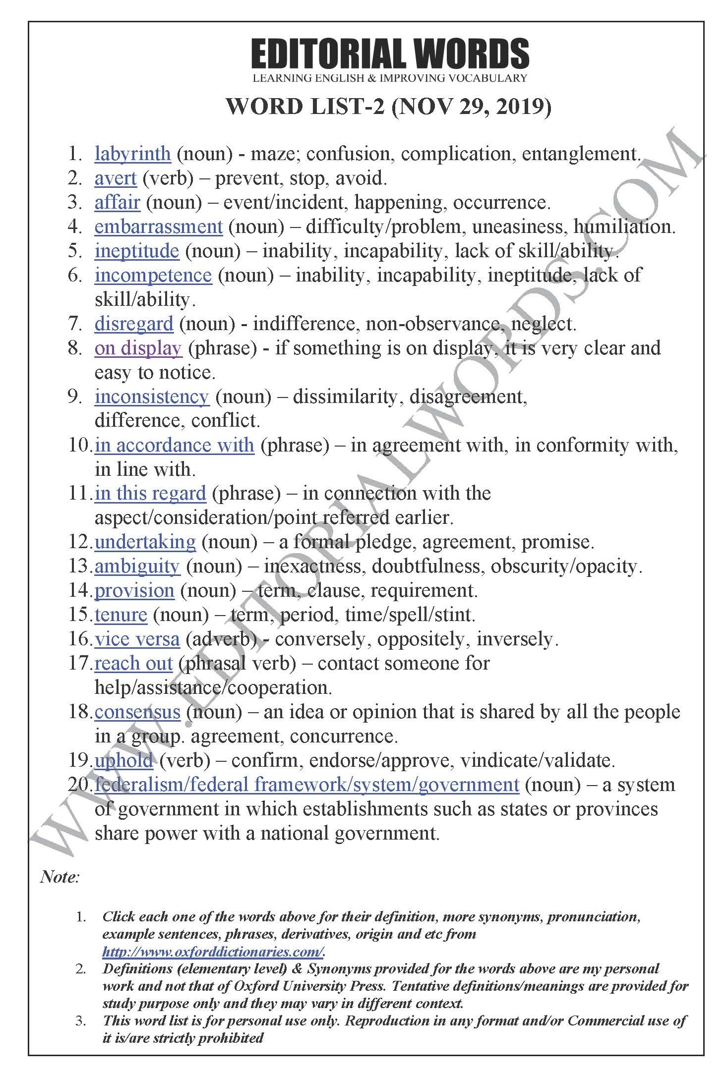 The Hindu Editorial (The PM in his labyrinth) - Nov 29, 2019