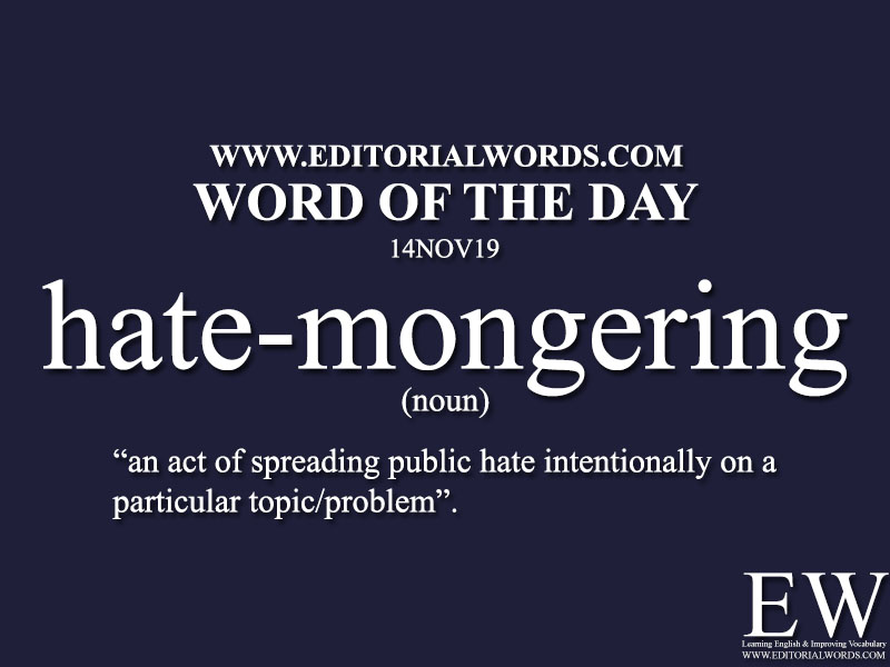 Word of the Day-14NOV19-Editorial Words