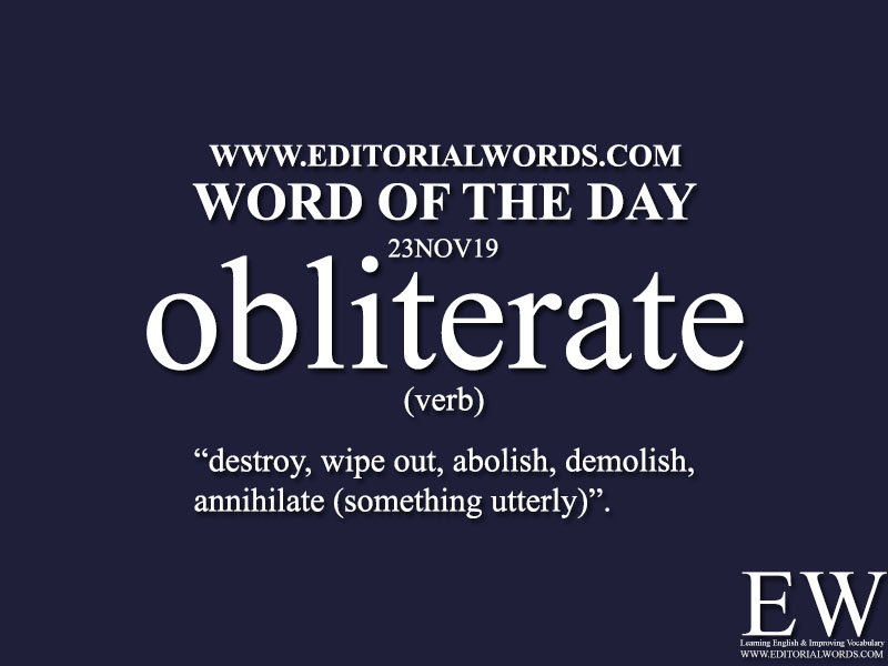 Word of the Day-23NOV19-Editorial Words