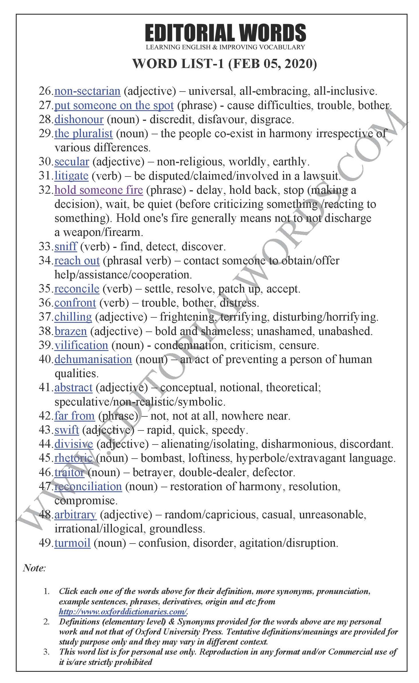 Word of the Day (thrall)-28FEB22 - Editorial Words