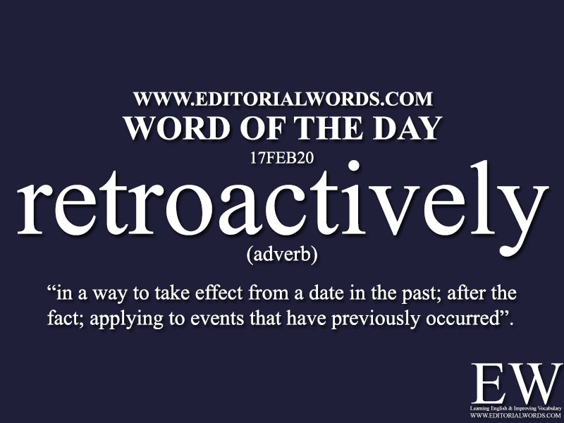 Word of the Day (retroactively)-17FEB20