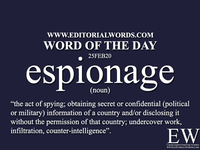 Word of the Day (espionage)-25FEB20