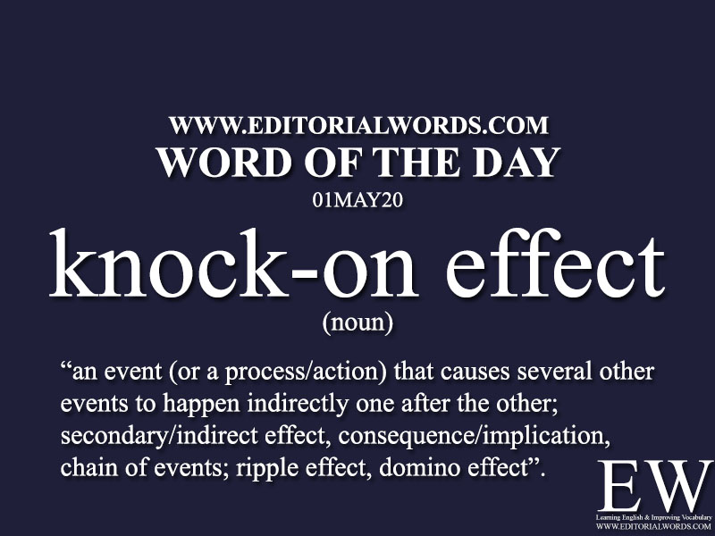 Word of the Day (knock-on effect)-01MAY20