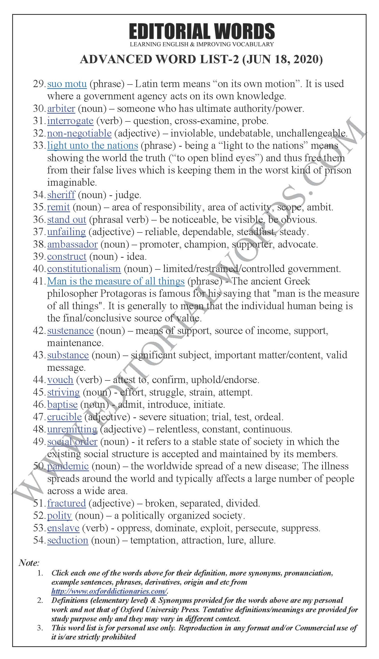 The Hindu Opinion Article (Time for a transformative leadership) – Jun 18, 2020