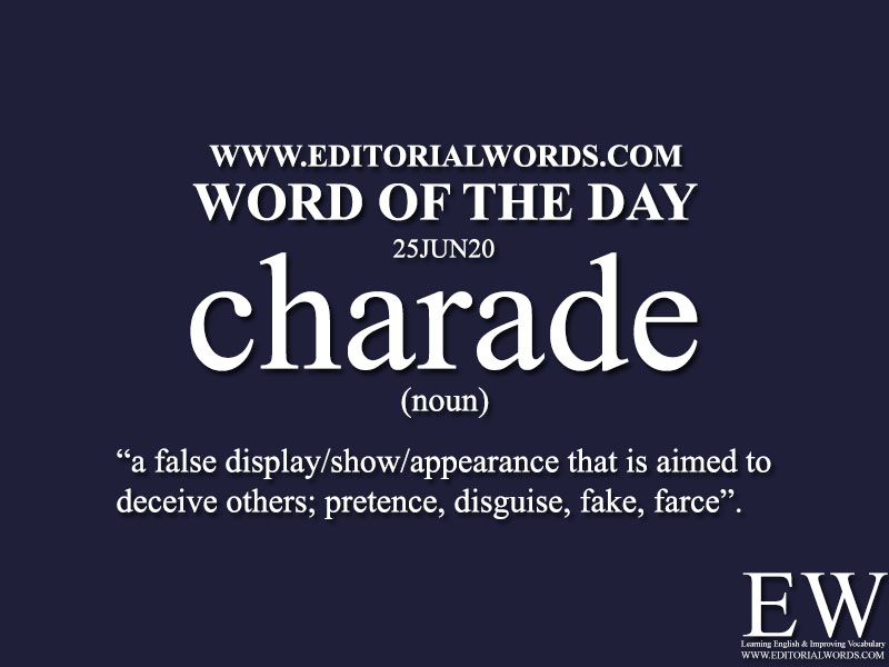 Word of the Day (charade)-25JUN20