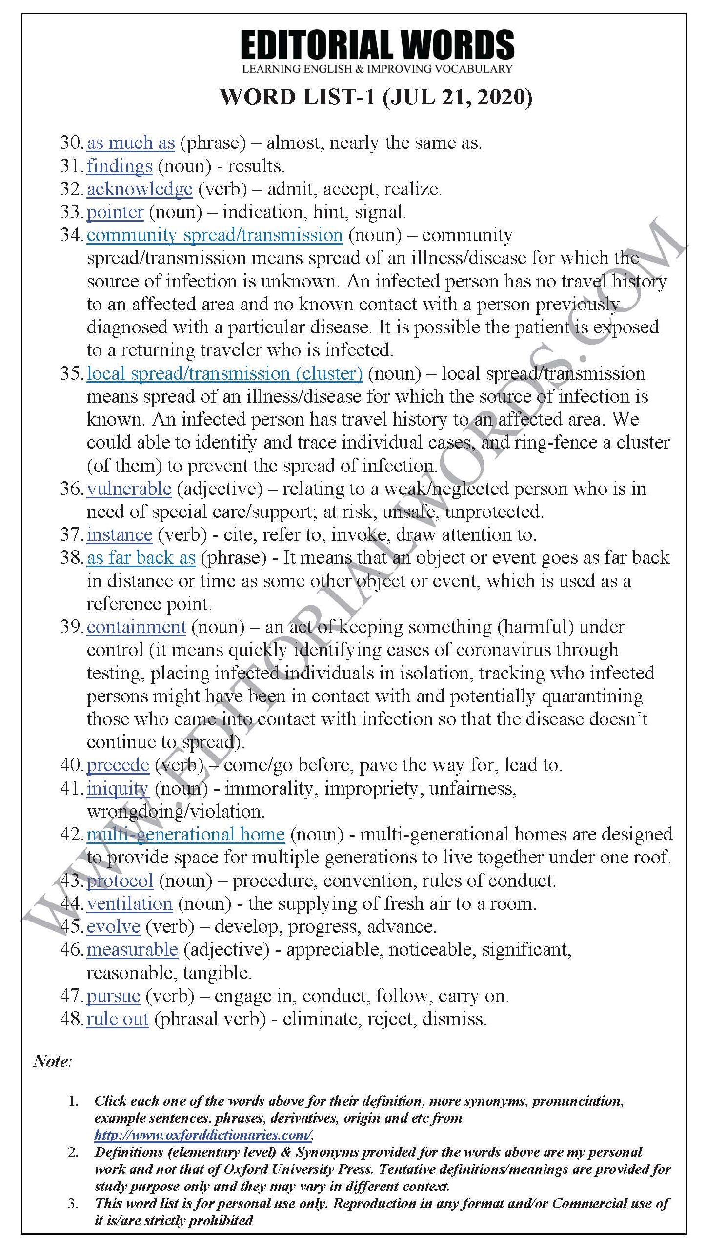 The Hindu Editorial (No right answer) - Jul 21, 2020