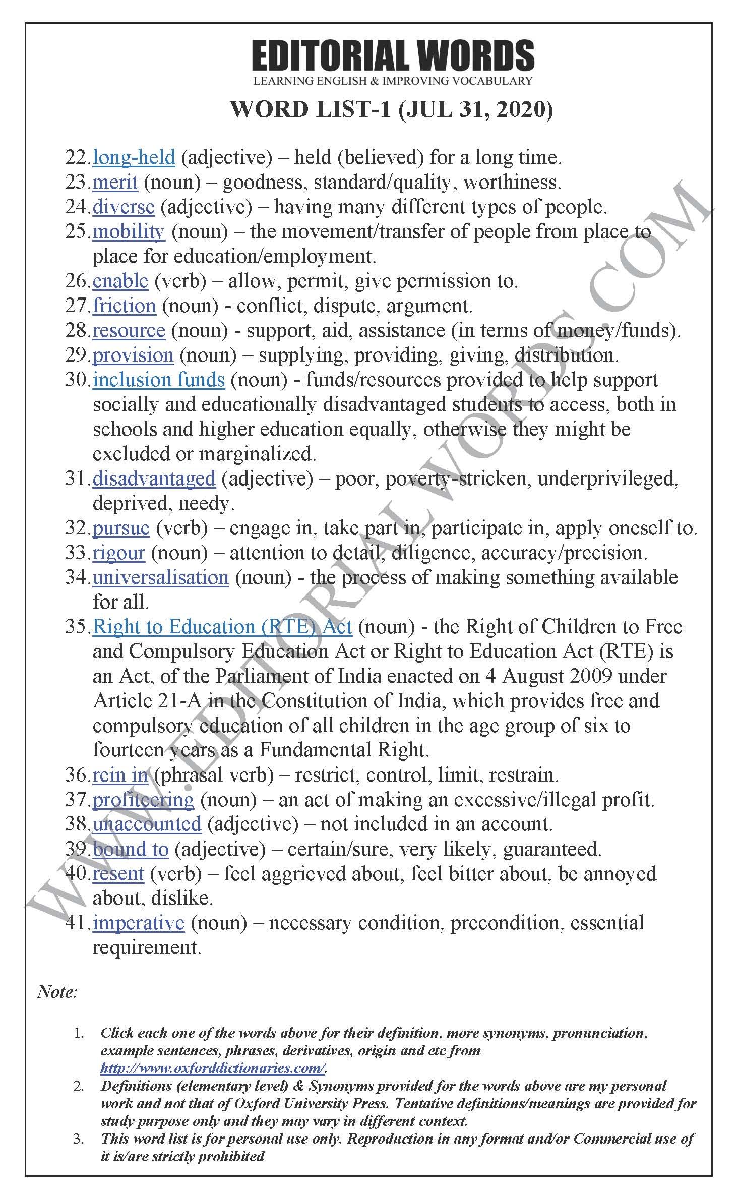 The Hindu Editorial (A long road) - Jul 31, 2020