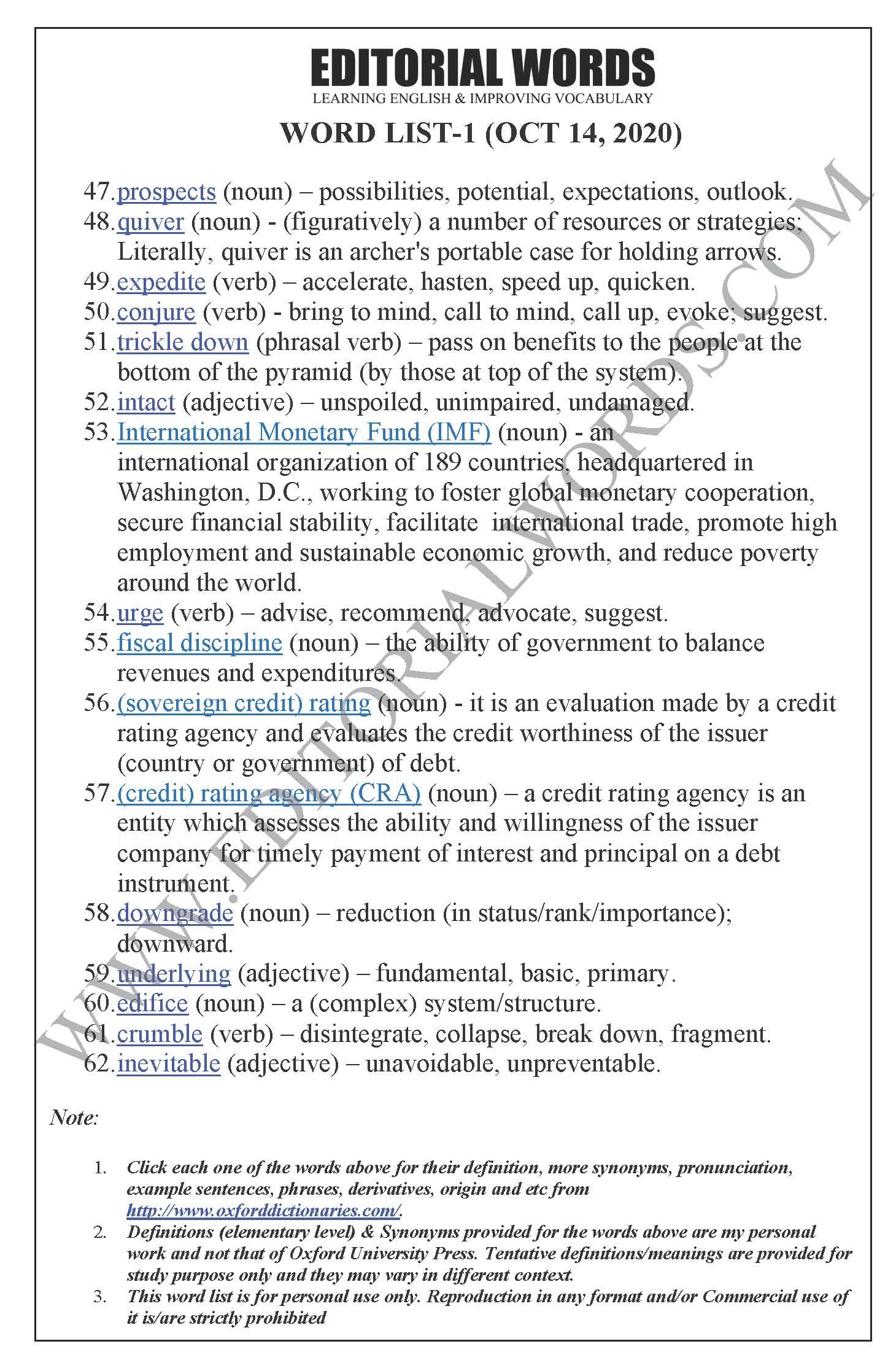 The Hindu Editorial (A slim stimulus) - Oct 14, 2020