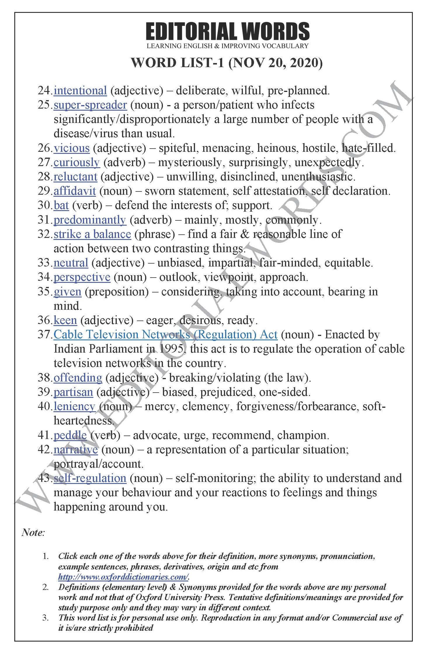 The Hindu Editorial (Curbing on-air bigotry) – Nov 20, 2020