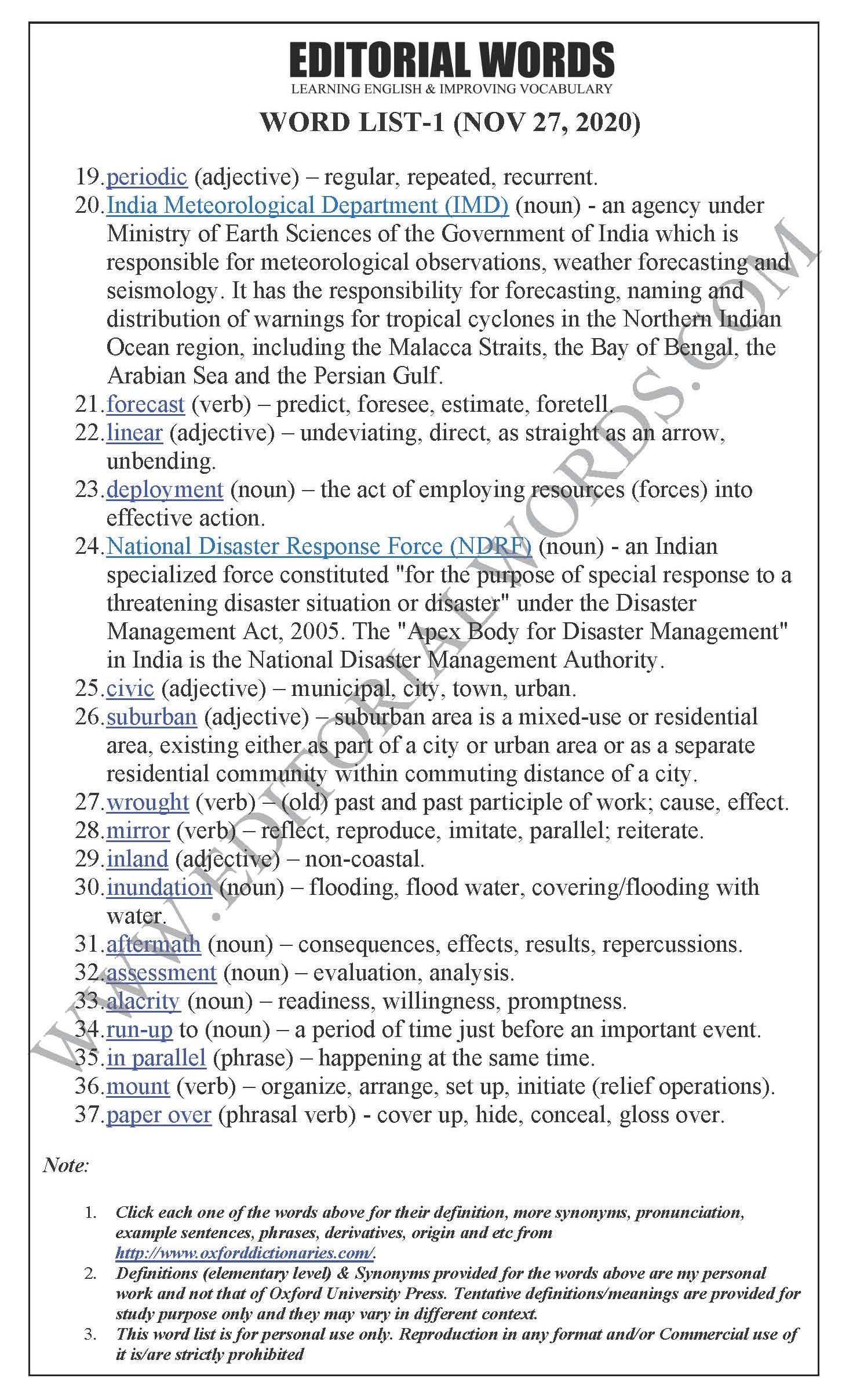 The Hindu Editorial (Storm warnings) – Nov 27, 2020