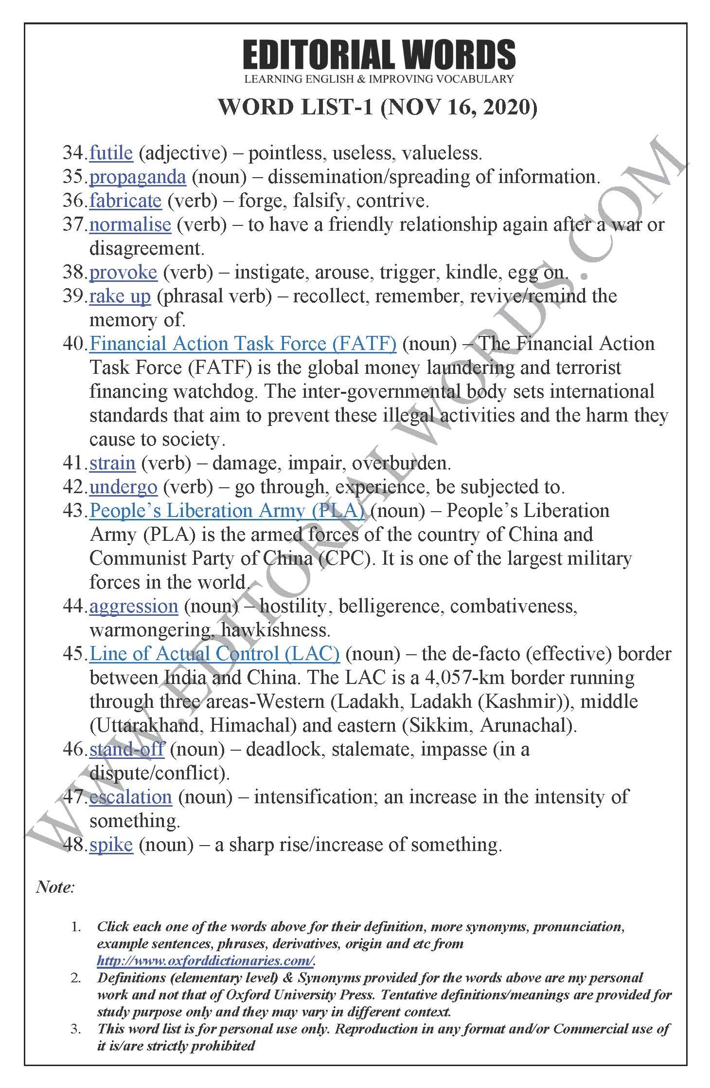 The Hindu Editorial (Border on the boil) – Nov 16, 2020