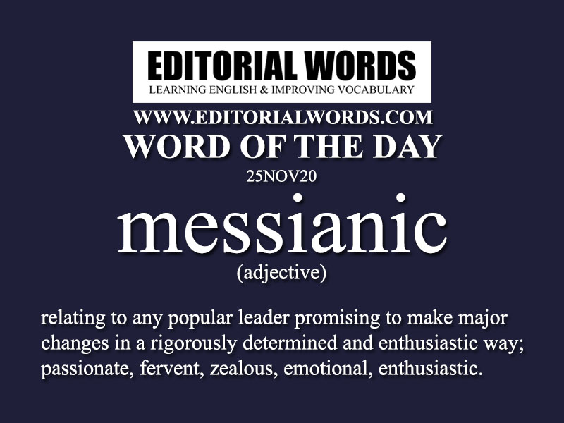 Word of the Day (messianic)-25NOV20