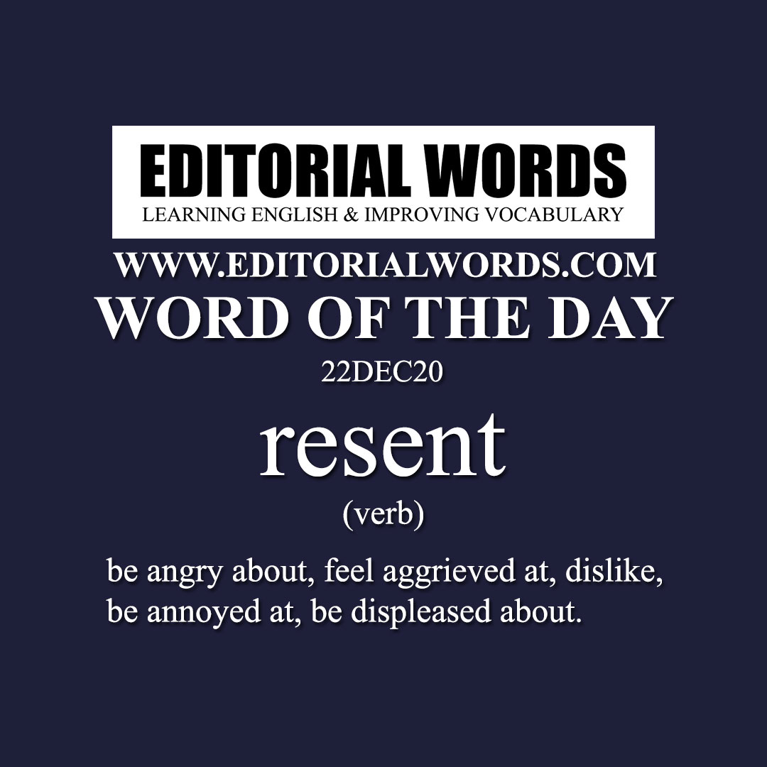 Word of the Day (resent)-22DEC20