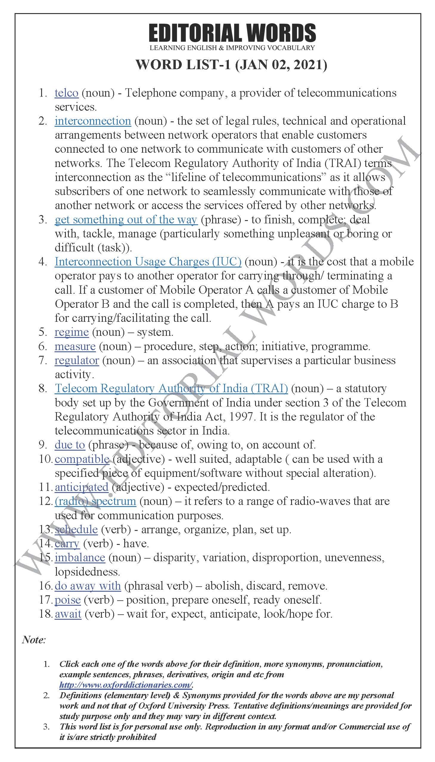 The Hindu Editorial (Clear connection) – Jan 02, 2021