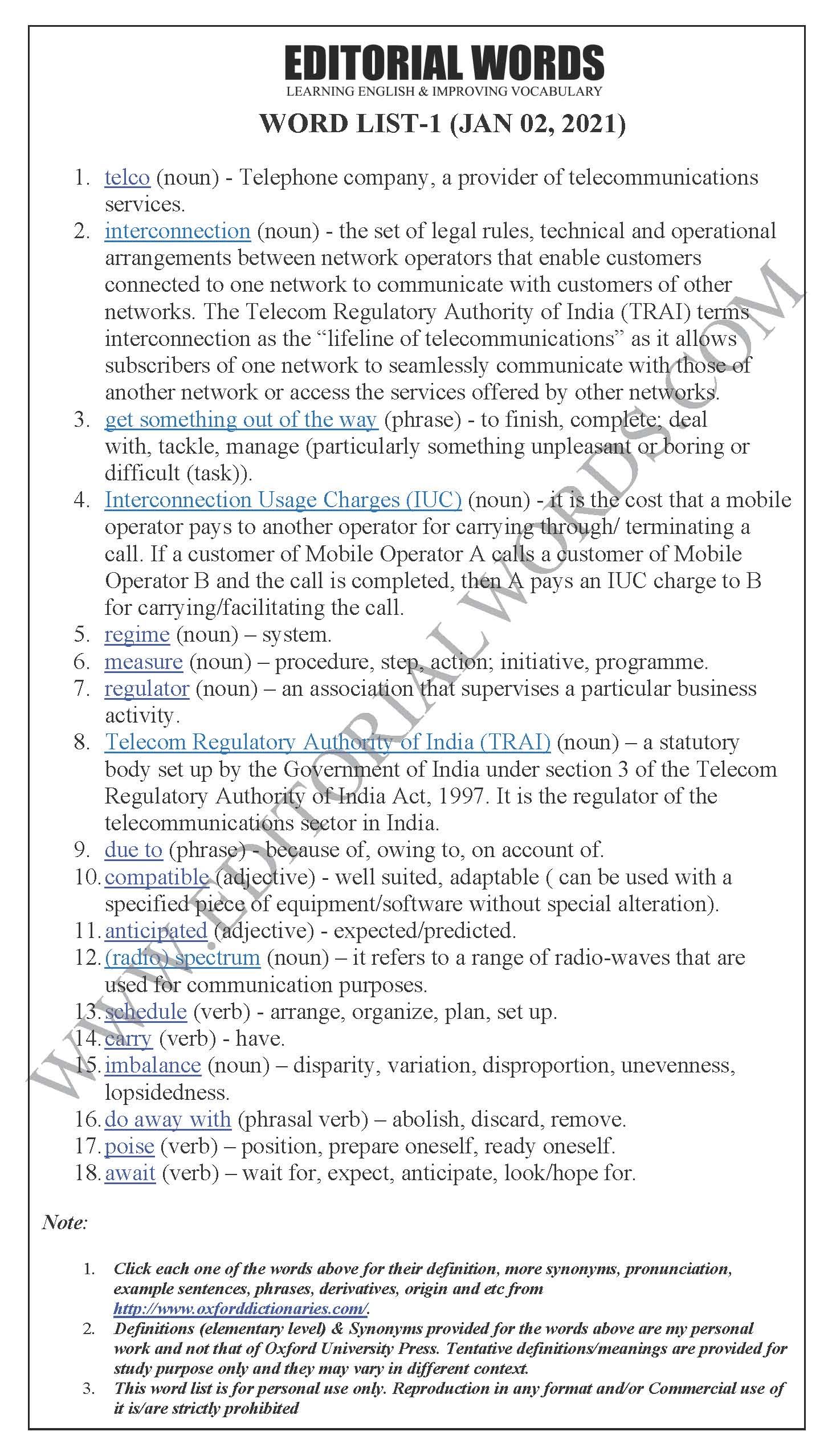 The Hindu Editorial (Clear connection) – Jan 02, 2021