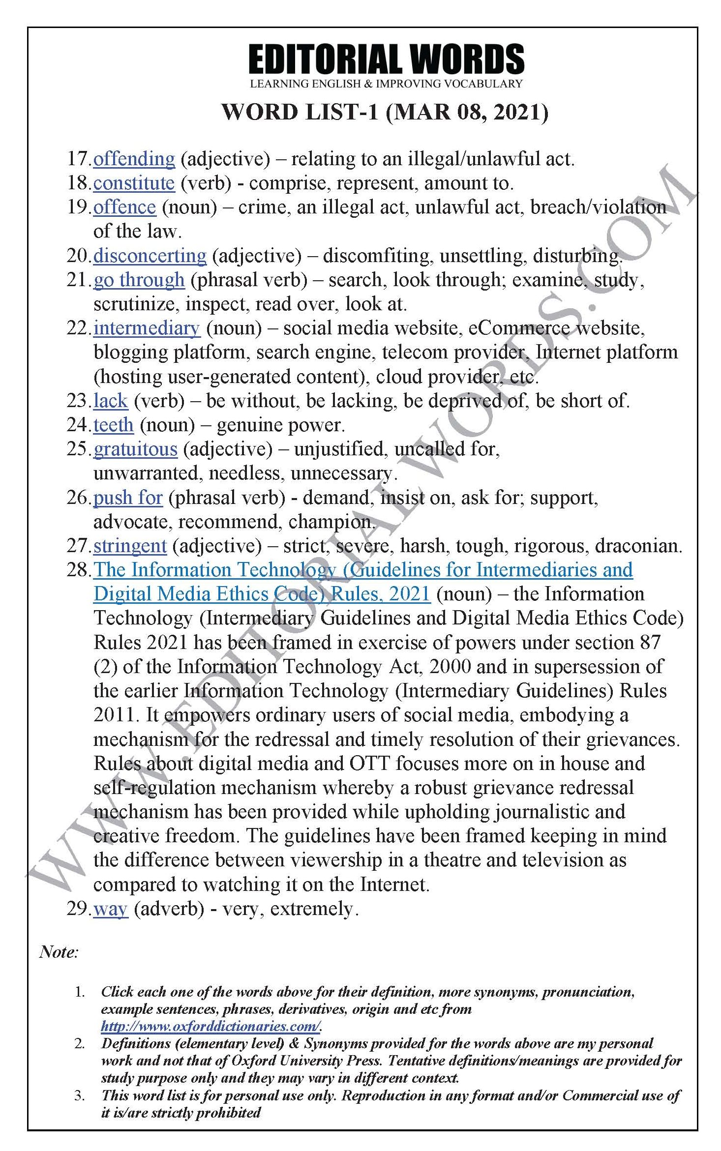 The Hindu Editorial (Misplaced concern) – Mar 08, 2021