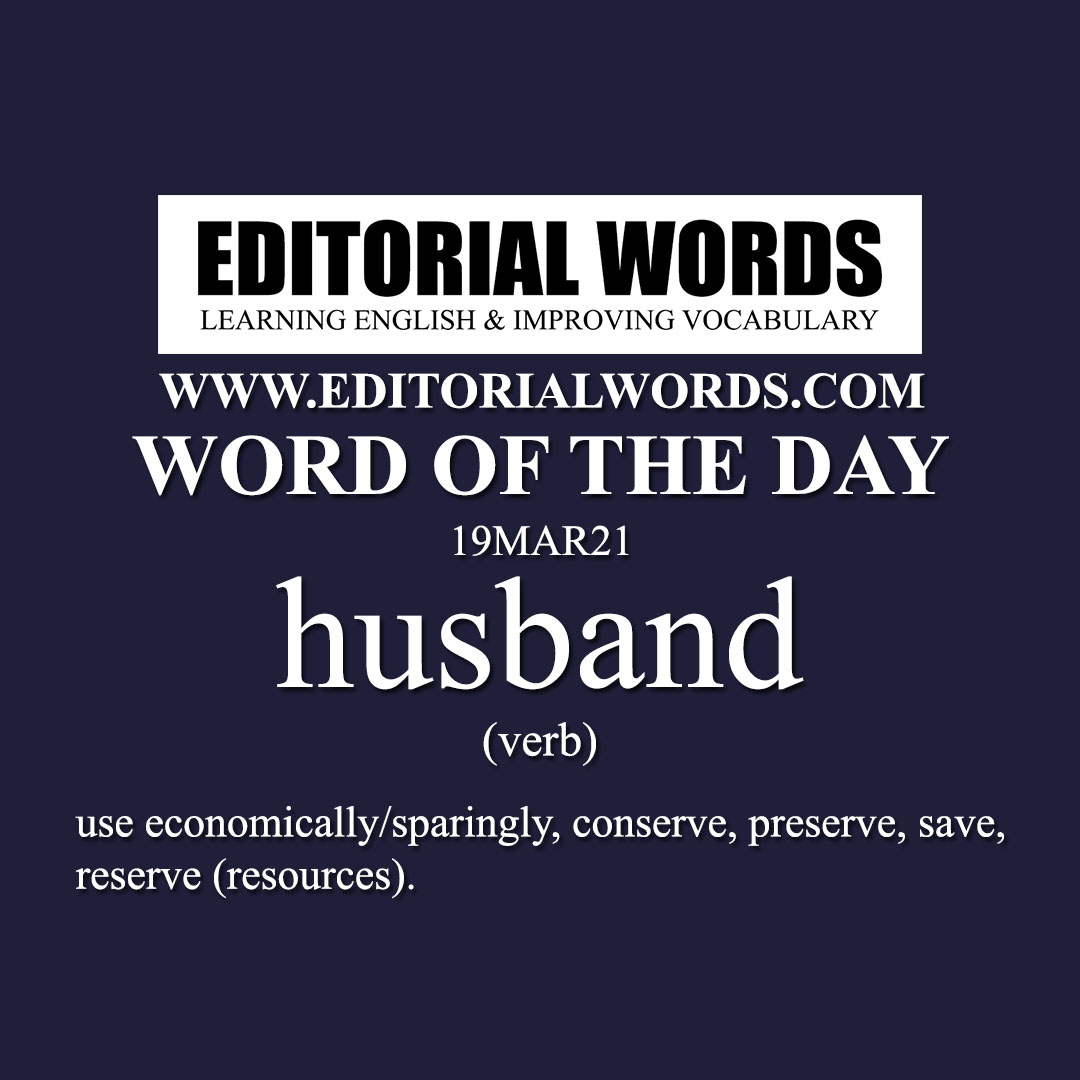 Word of the Day (husband)-19MAR21
