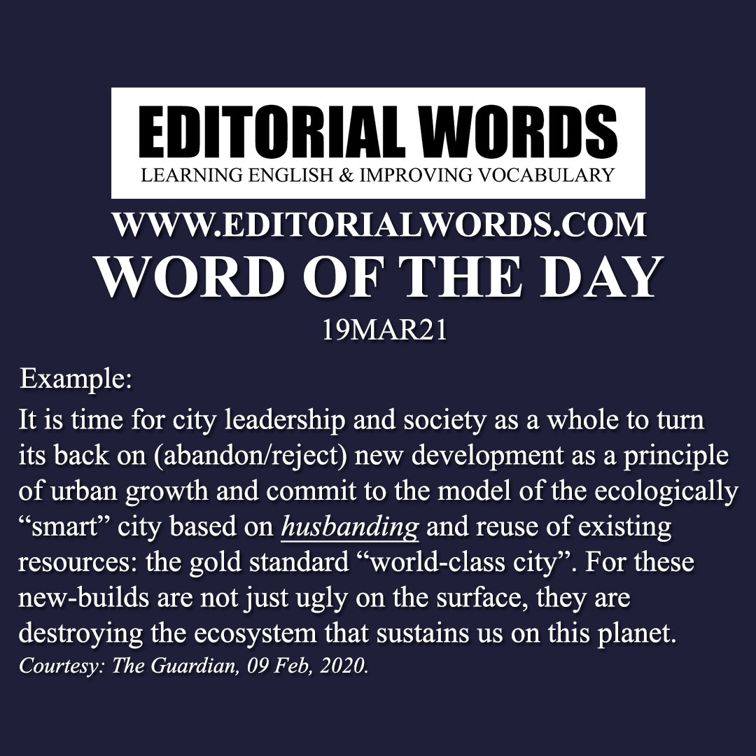 Word of the Day (husband)-19MAR21